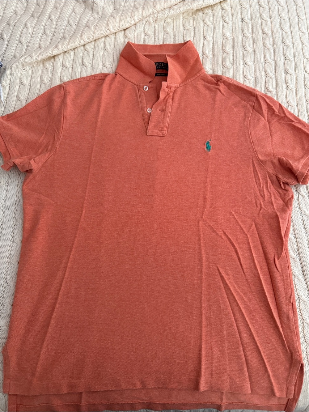 Polo by Ralph Lauren Men’s Salmon Coral Polo Shirt
